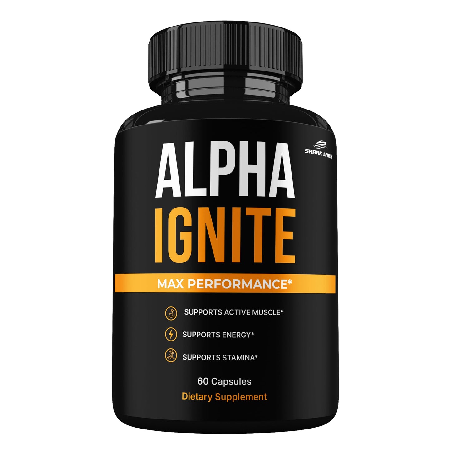 Shark Labs Alpha Ignite Capsules, 60 Count