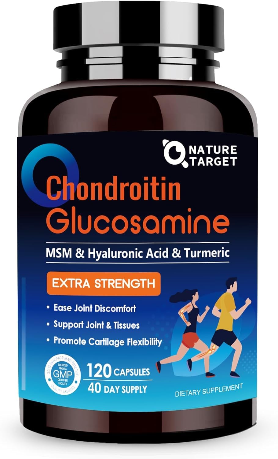 NATURE TARGET Glucosamine Chondroitin MSM 120 Capsules