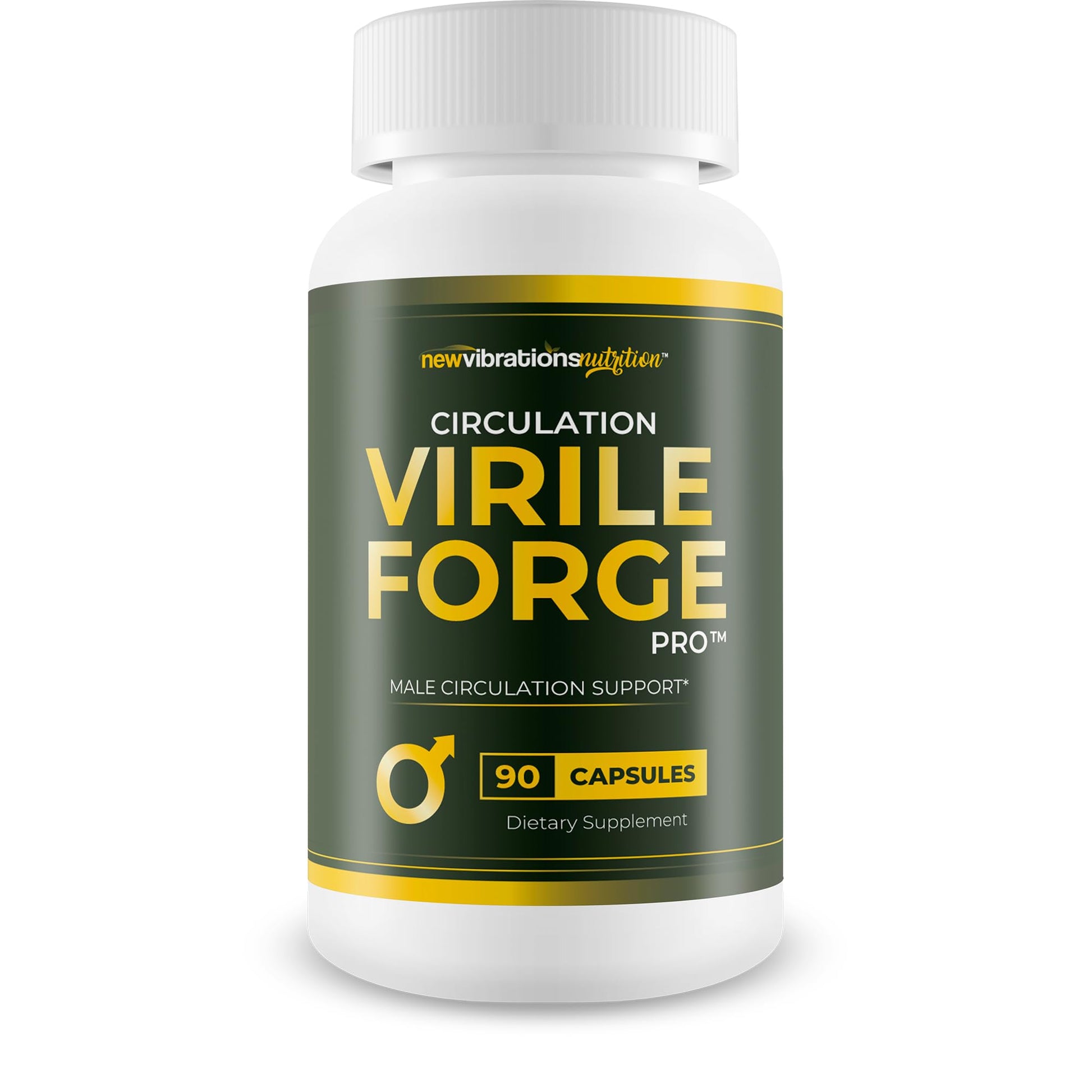 New Vibrations Nutrition Circulation Virile Forge Pro Capsule, 90 Count