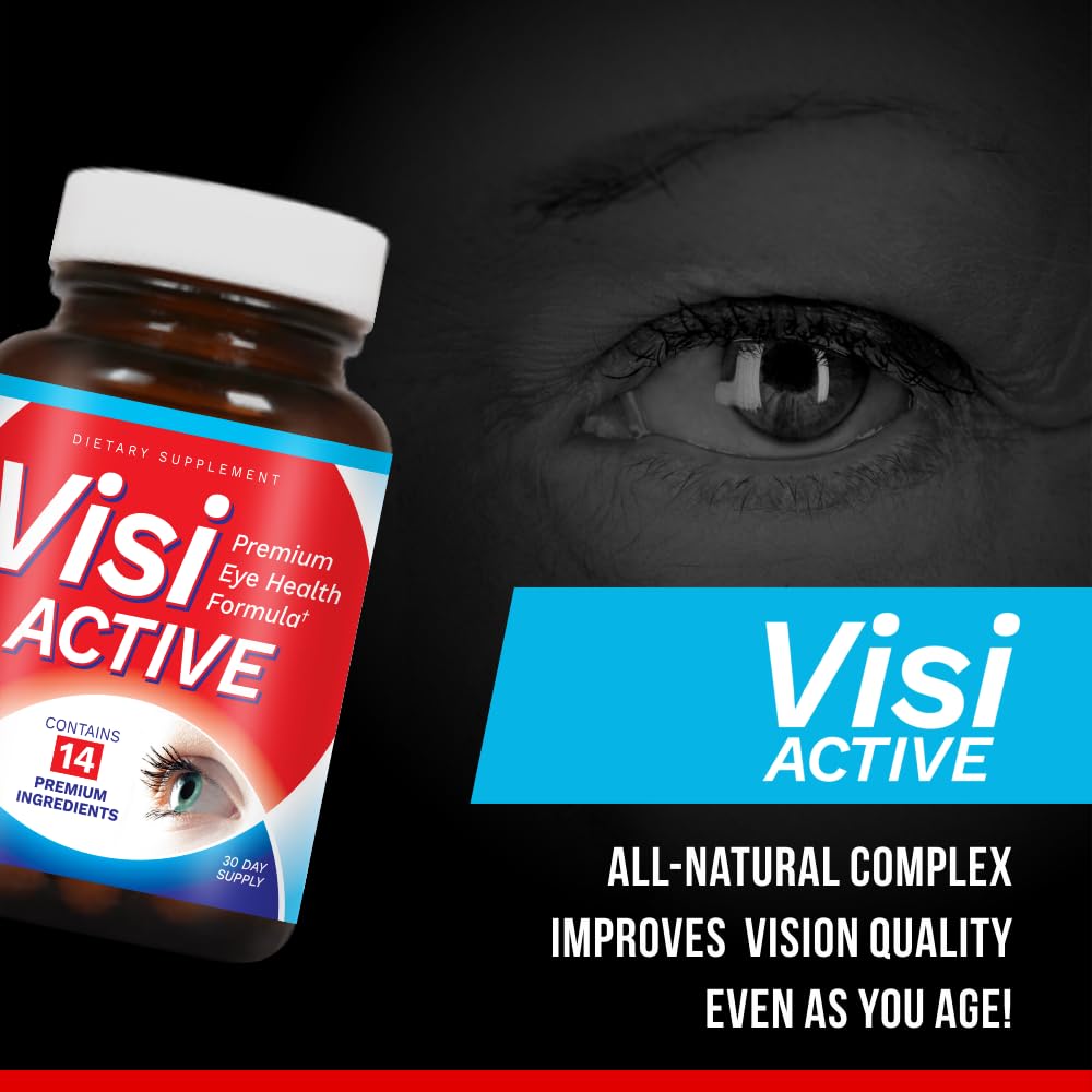 VisiActive Vision Support Supplement Capsule 180 Capsules
