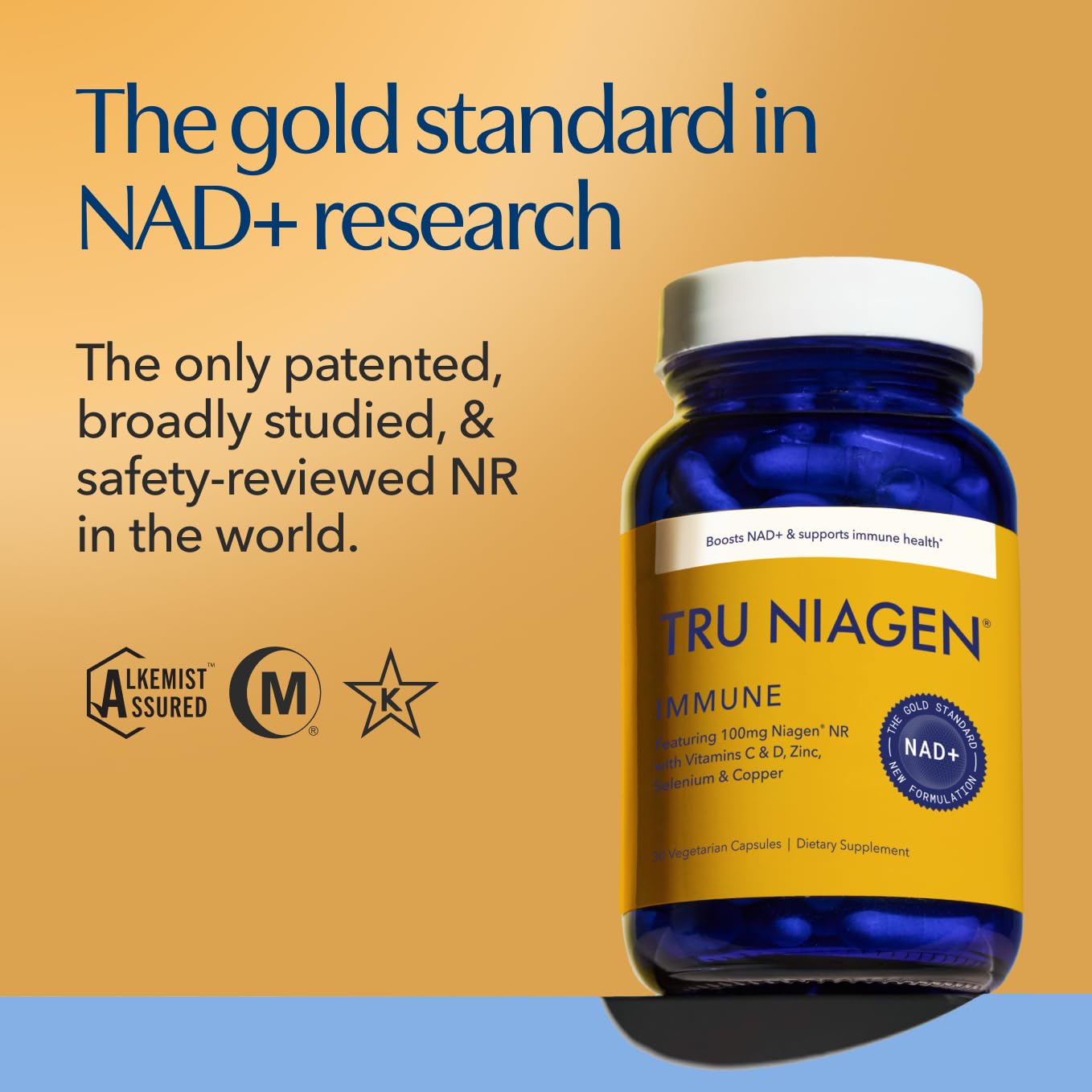 TRU NIAGEN NAD+ Immune Cell Support Supplement - Daily Defense Capsule 30 Capsules