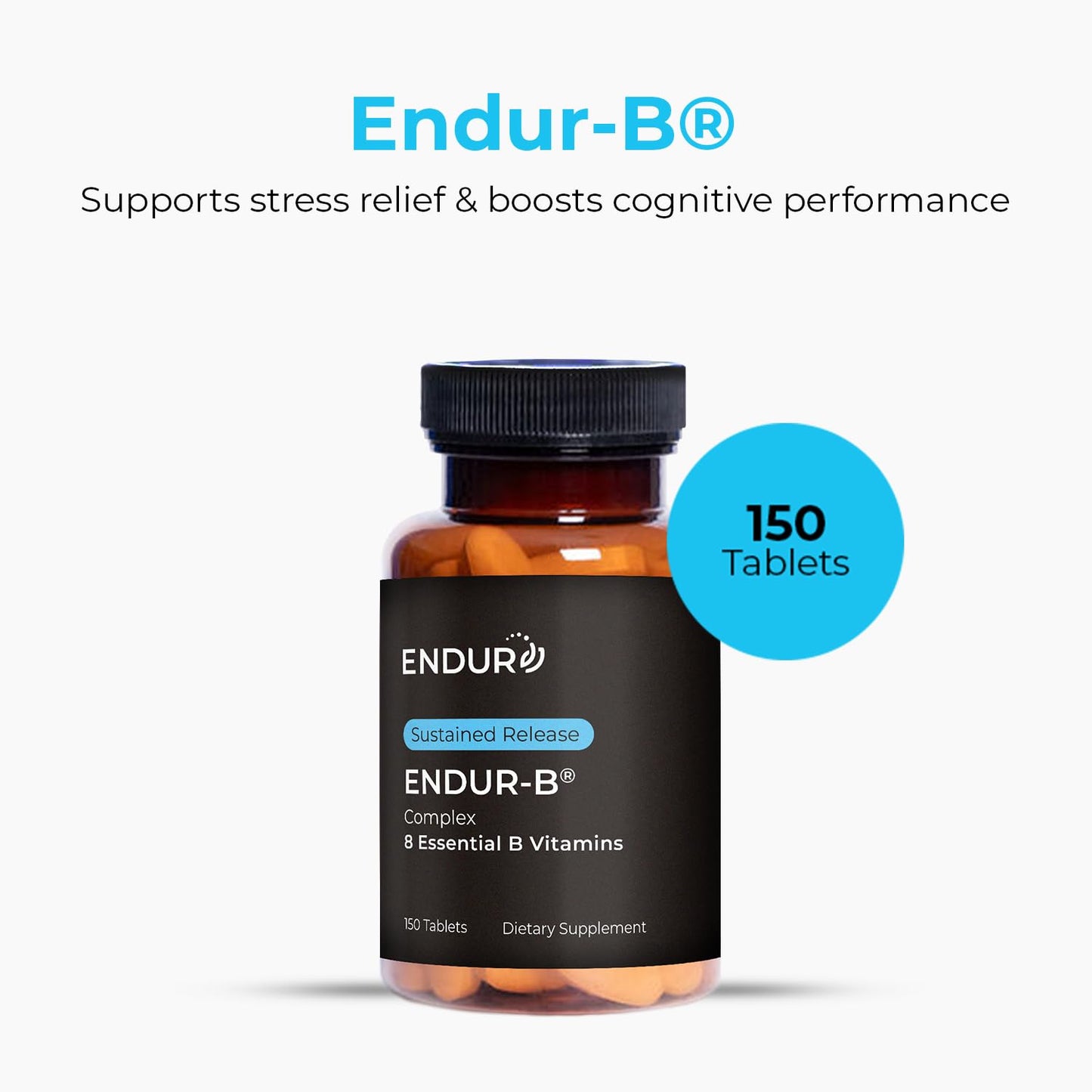 Endurance Products ENDUR-B® Complex Sustained Release B-Vitamin Formula Tablet, 150 Tablets