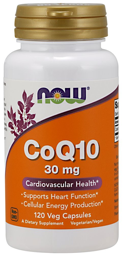 NOW Foods CoQ10 30mg Capsule, 120 Count