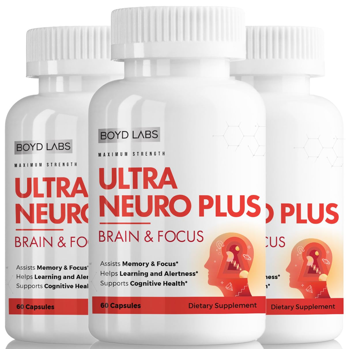 Boyd Labs Ultra Neuro Plus Brain & Focus Formula 60 Capsules