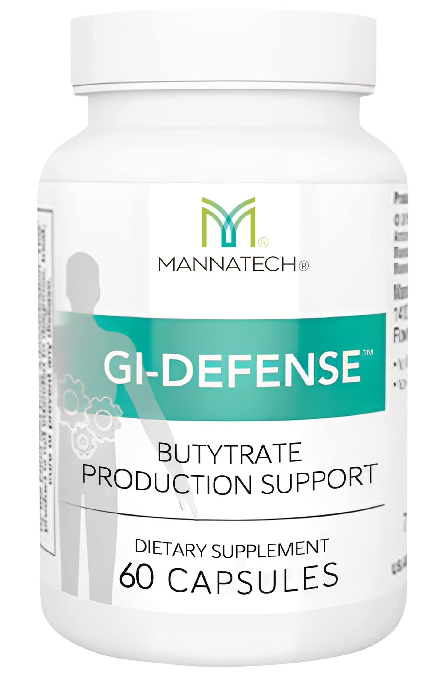 Mannatech GI-Defense® Butyrate Supplement 60 Capsules