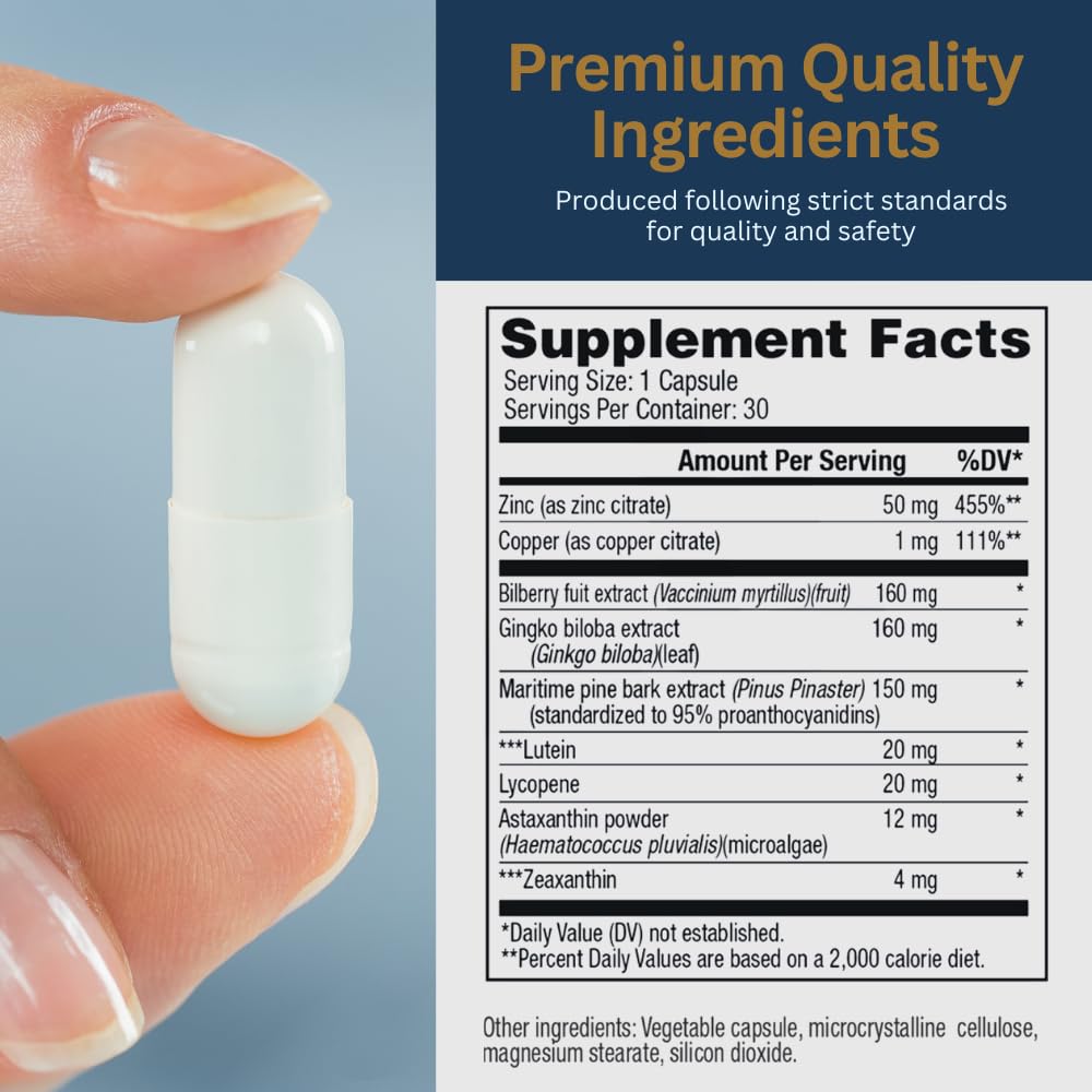 Zenith Labs Vision 20 Eye Vitamins Capsule, 90 Count