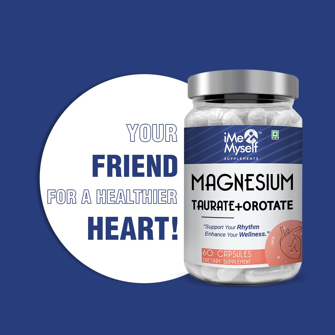 iMeMyself Magnesium Taurate & Orotate Capsules 60 Veg Capsules