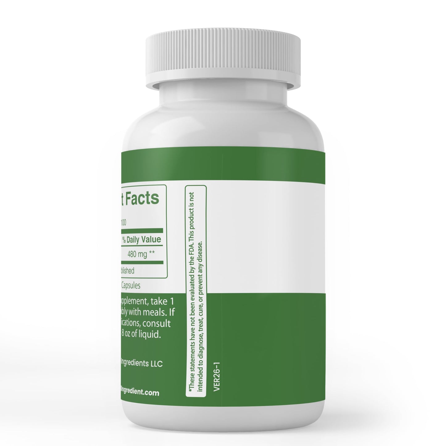 Pure Original Ingredients Lemon Balm Extract Capsules, 100 Count