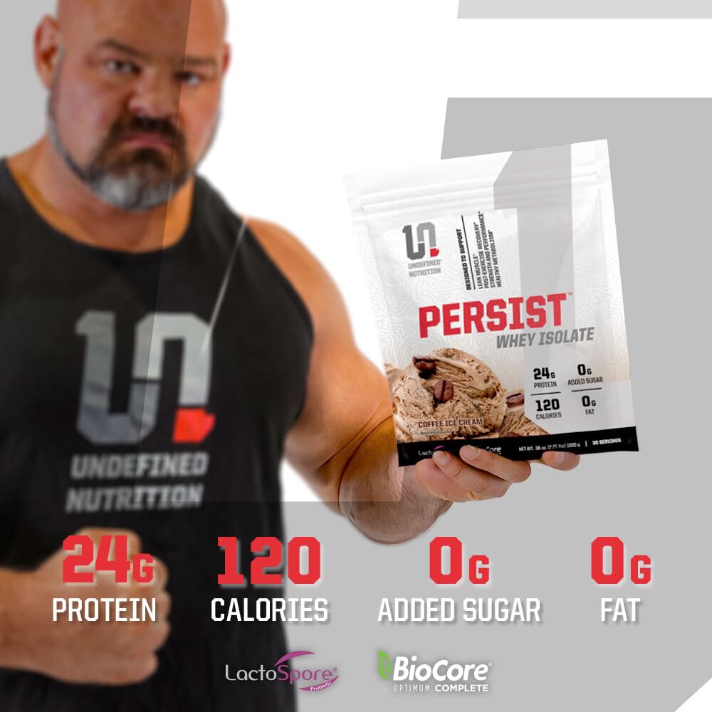 Undefined Nutrition Persist Whey Isolate Powder, 2.18 lb