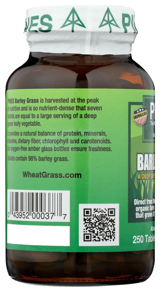 Barley Grass 500 mg, 250 Tablets