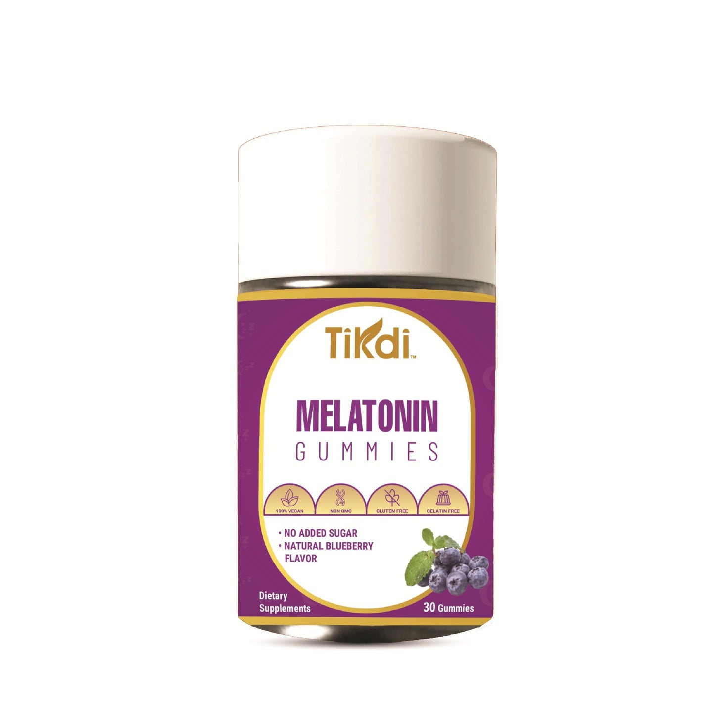 TIKDI Melatonin 5mg Gummy, 30 Count