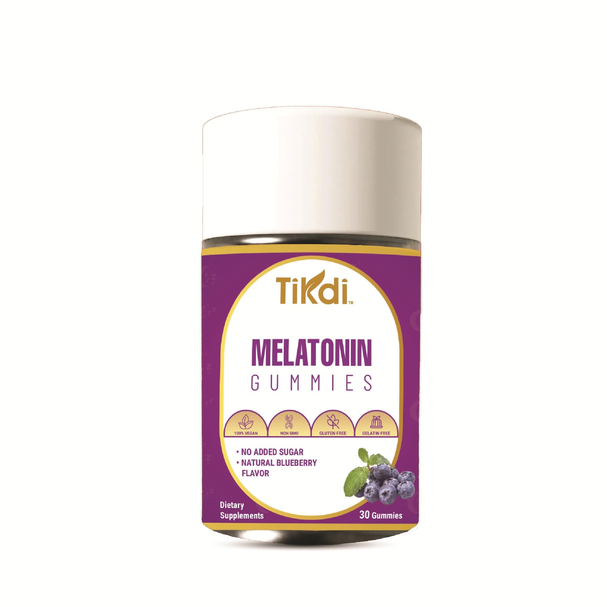 TIKDI Melatonin 5mg Gummy, 30 Count