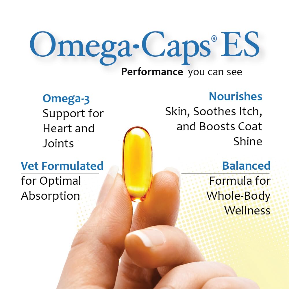 Pet Health Solutions Omega-Caps Extra Strength for Large Breeds Soft Gel Capsules, 1000 Capsules
