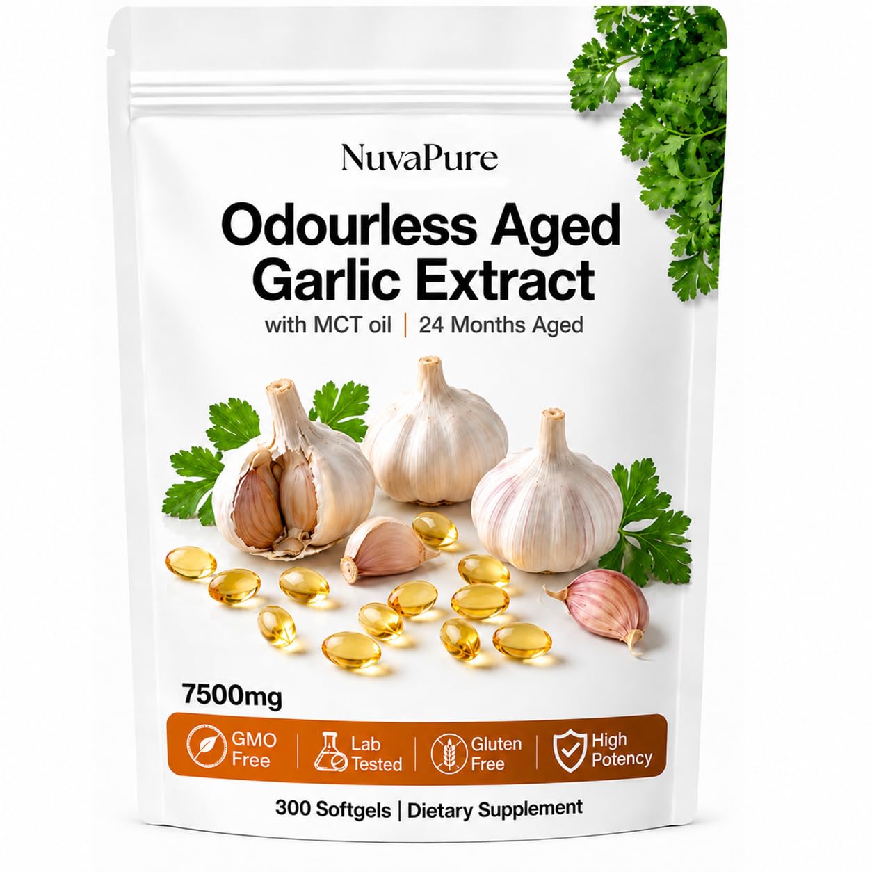 Lymphaire Nuvapure Aged Garlic Capsule 300