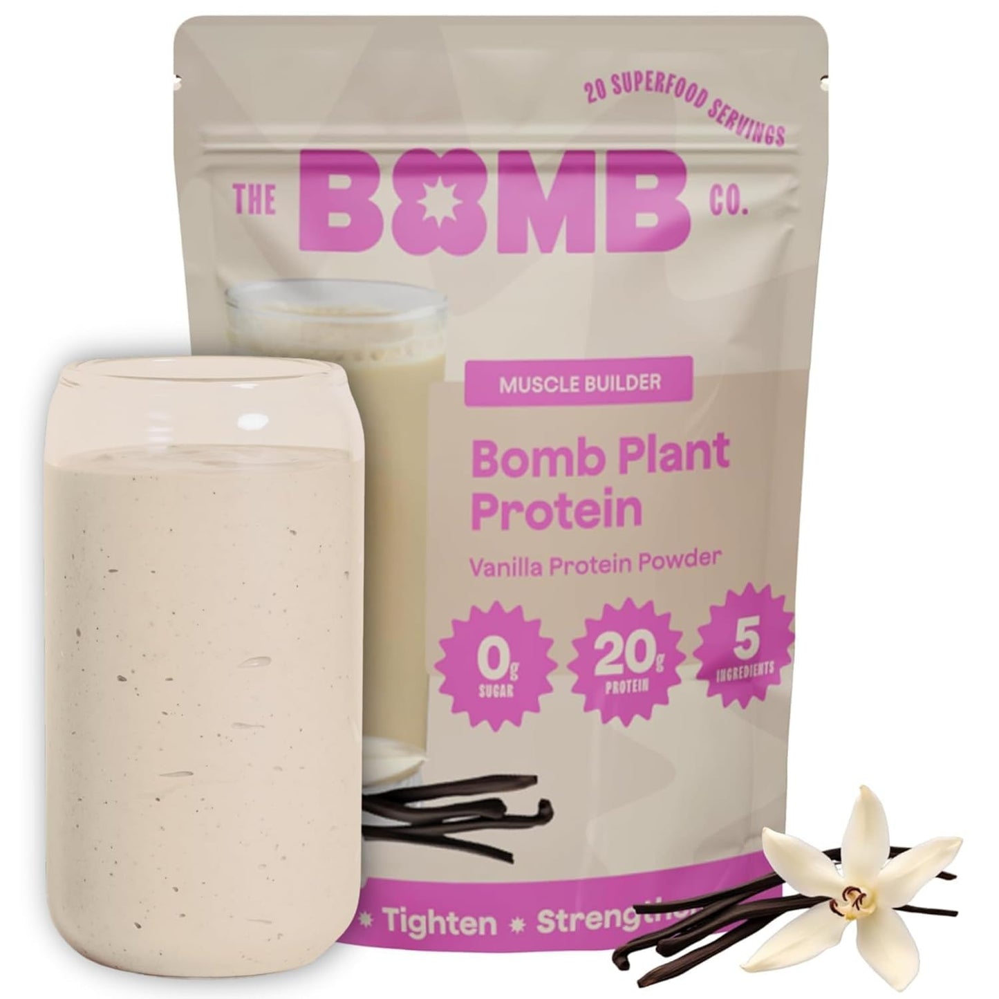 Blender Bombs Plant Protein Powder, 23.5 oz