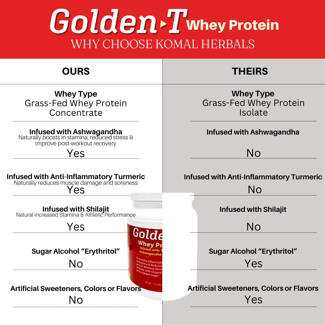PRAAS Golden-T Whey Protein Vanilla Powder, 28.16 oz
