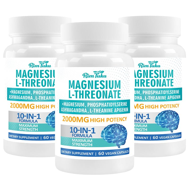 RimTuku Magnesium L-Threonate 2000mg Capsule, 60 Count
