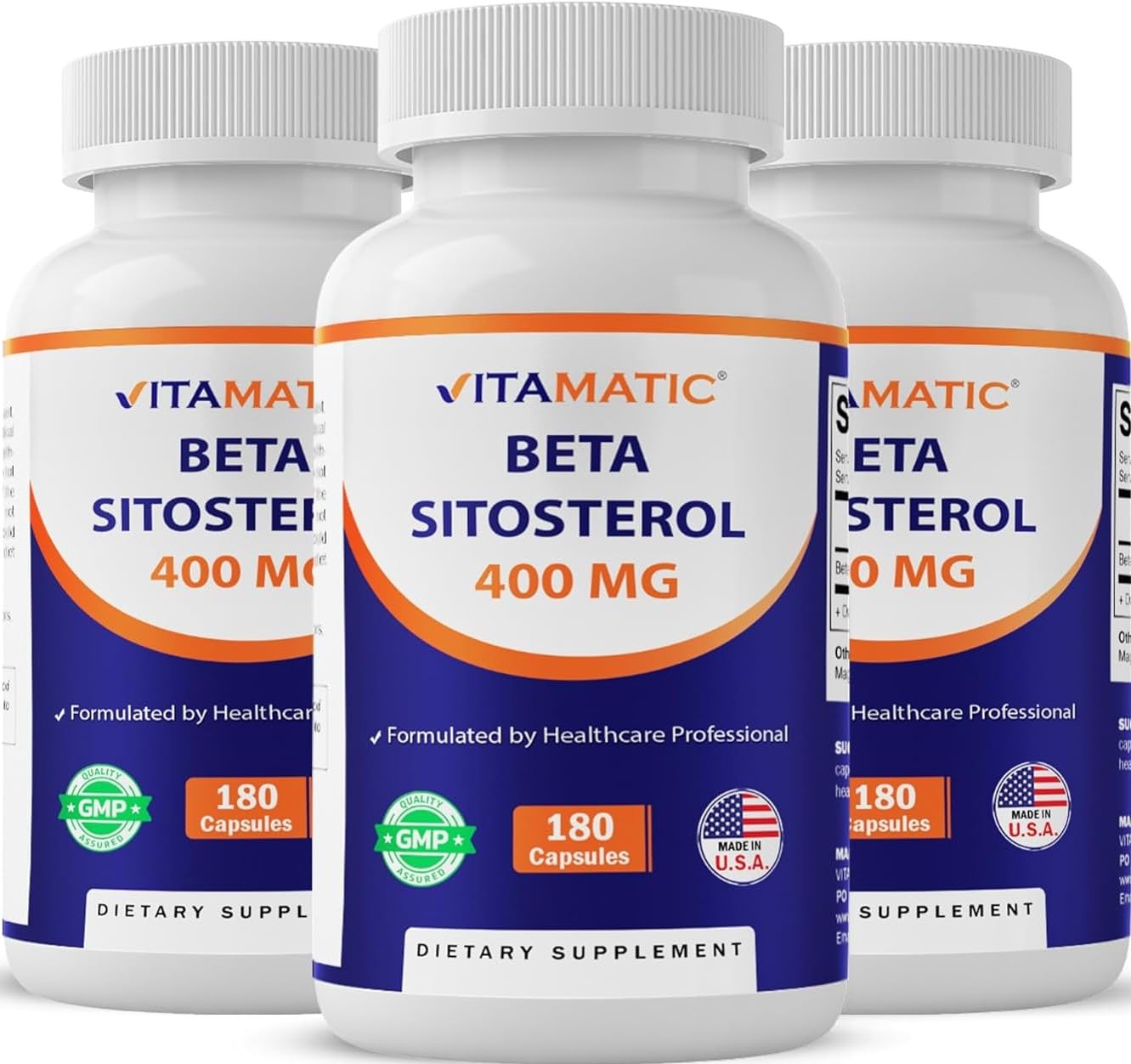 Vitamatic Beta Sitosterol Complex 400 mg Capsules 540