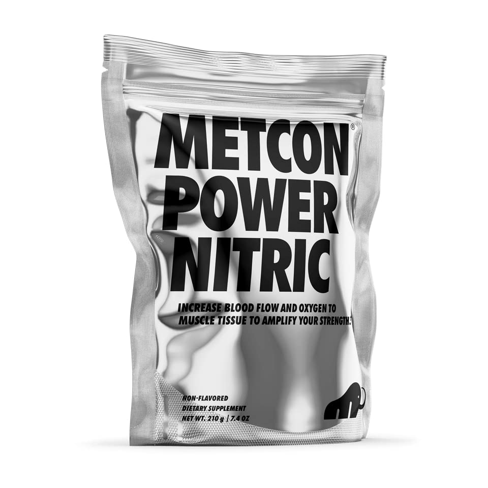 MetCon Power Pre-Pump Nitric Oxide Booster Powder 7.4 Ounce
