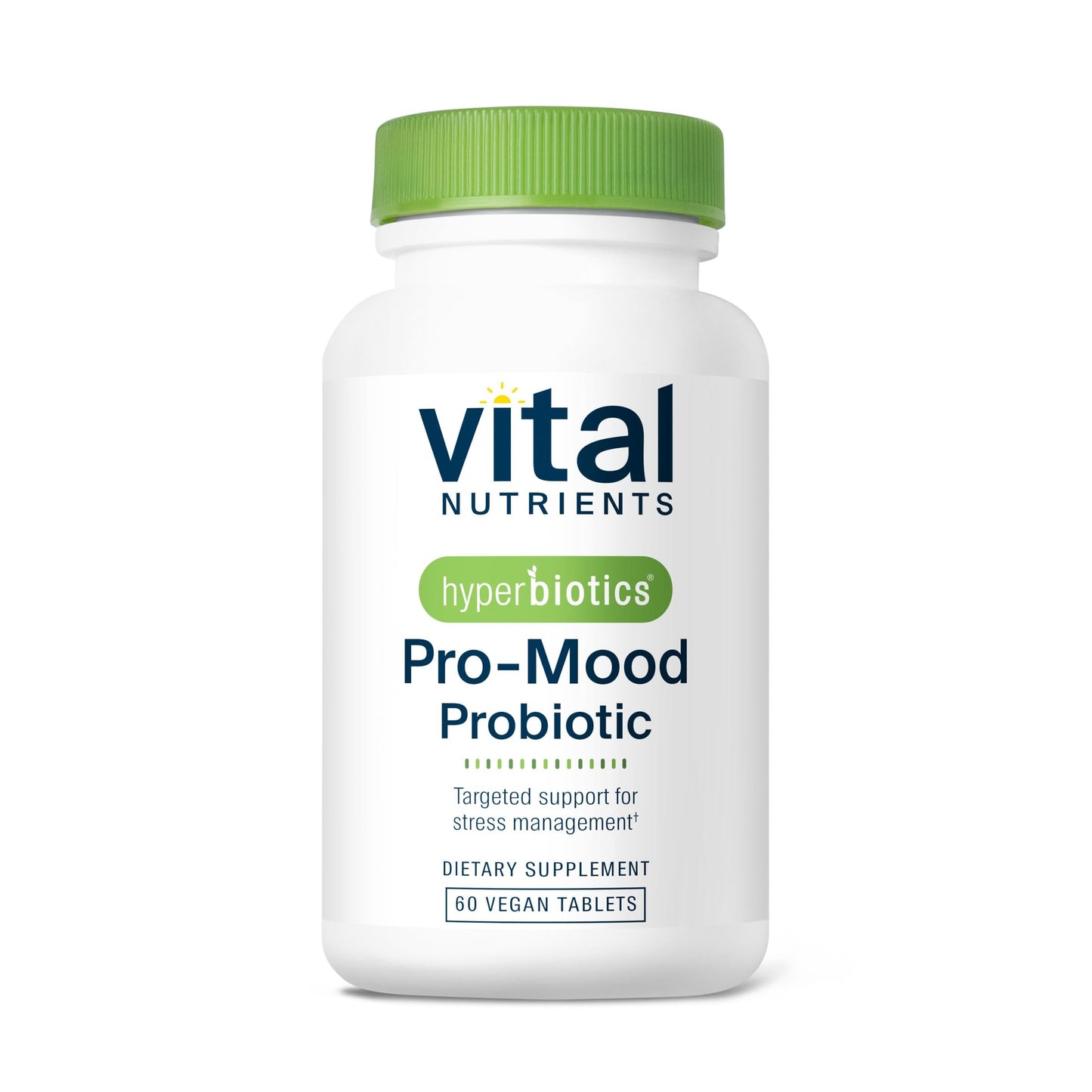 Hyperbiotics Vital Nutrients Pro Mood Probiotic with L-theanine 60 Tablets