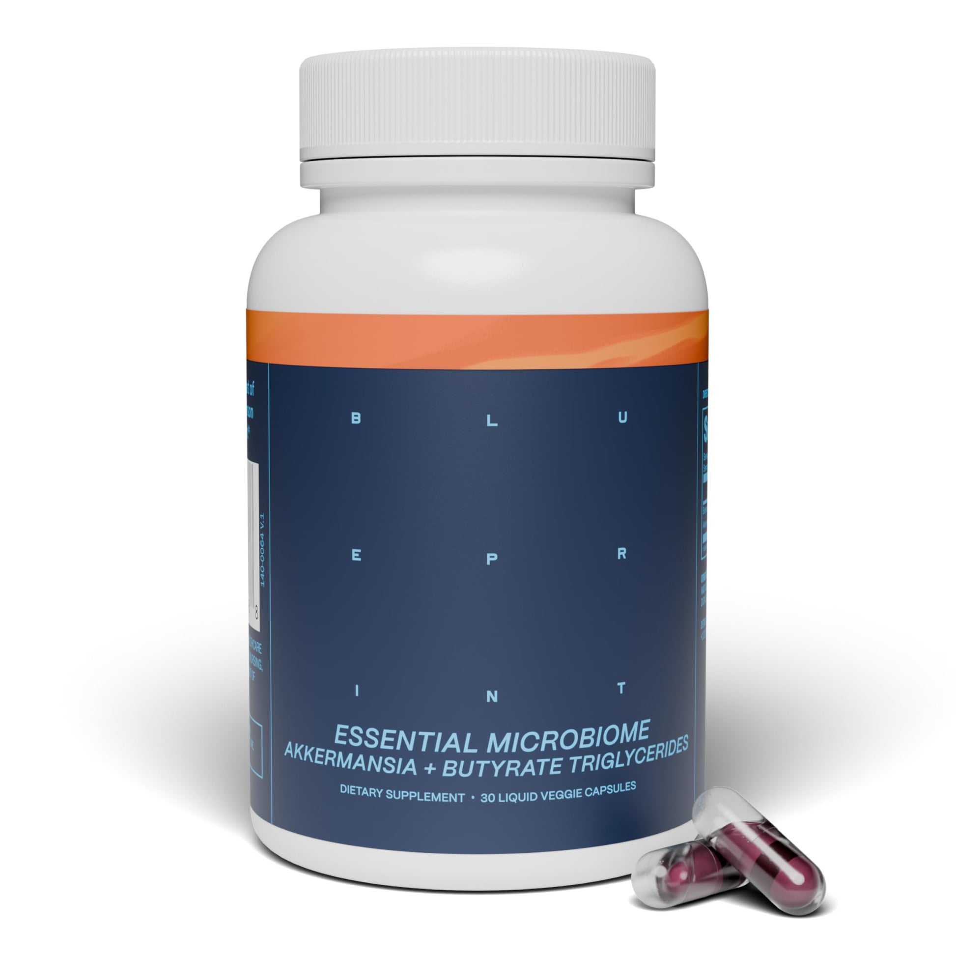 Blueprint Bryan Johnson Essential Microbiome Capsules 30 Count