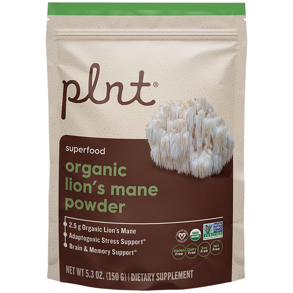 plnt Organic Lion's Mane Powder 5.3