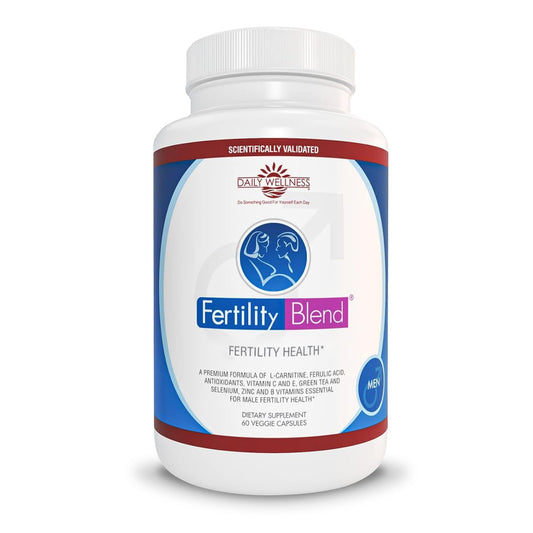 Fertility Blend Daily Wellness for Men – Men's Wellness Supplement with Vitamins, Minerals & Antioxidants Capsules, 60 Count