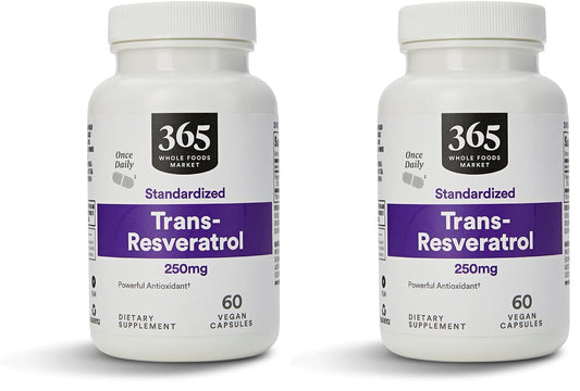 365 by Whole Foods Market Transresveratrol 250mg Tablet, 120 Count