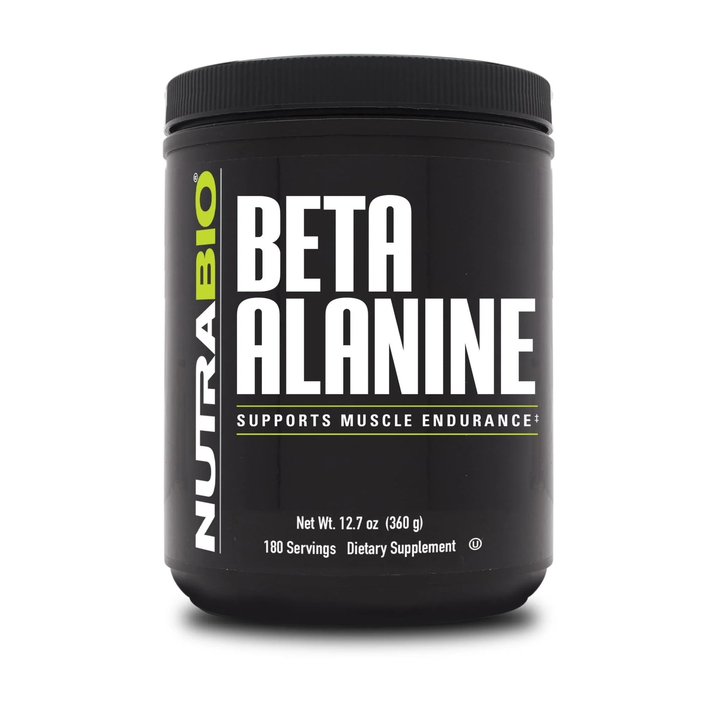 NutraBio Beta Alanine Pre-Workout Supplement Powder 12.7 Ounce