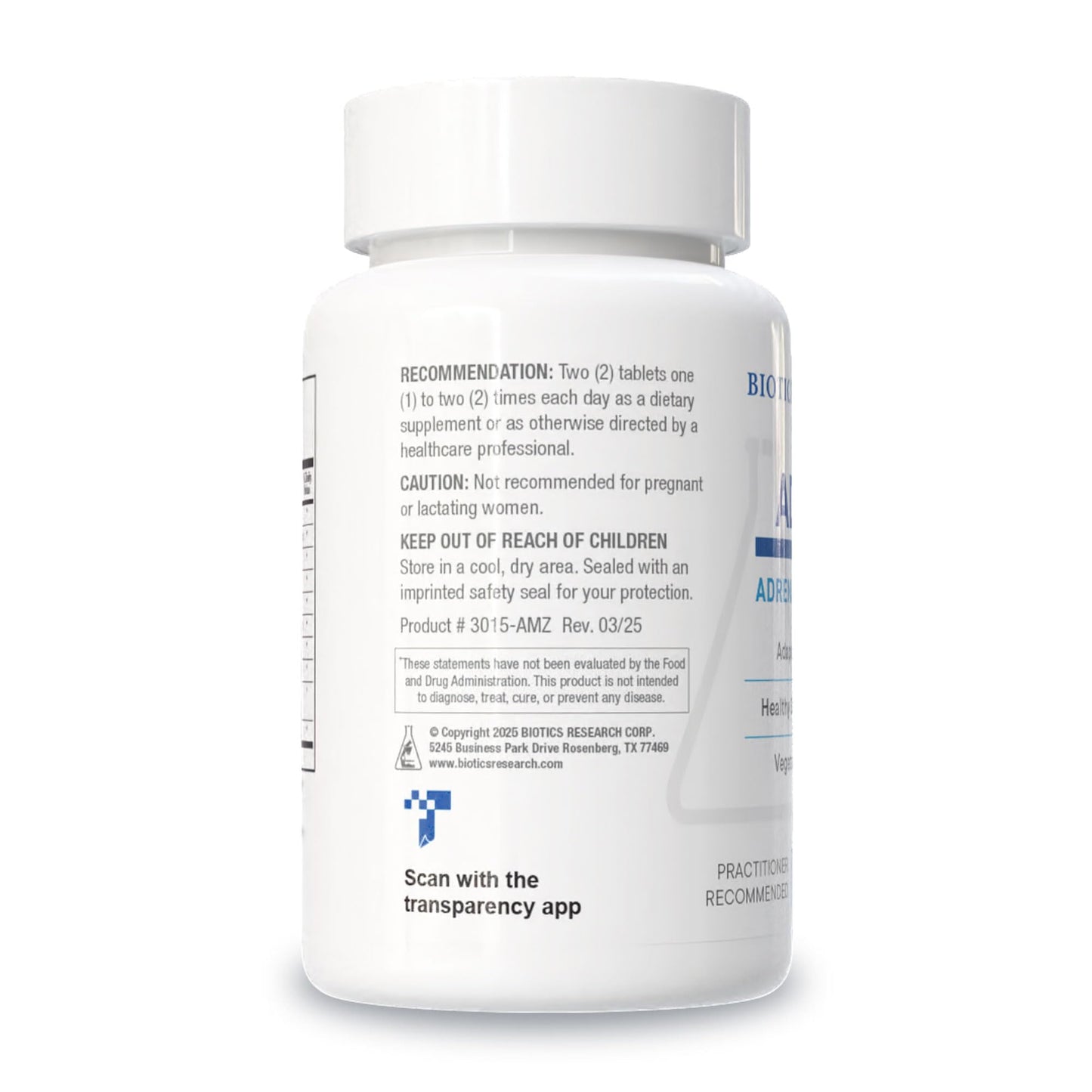 Biotics Research ADHS Adrenal Support 120 Tablets