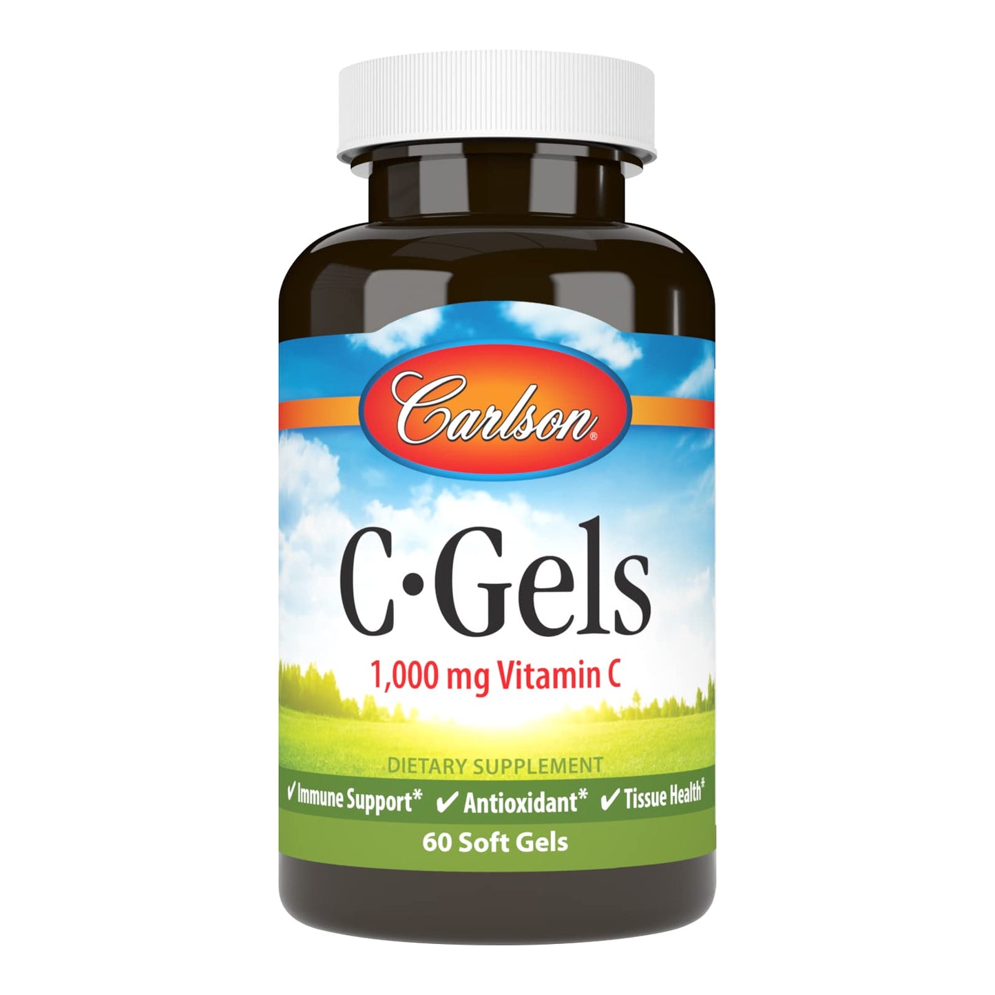 Carlson C-Gel Vitamin C 1000 mg Softgels, 60 Count