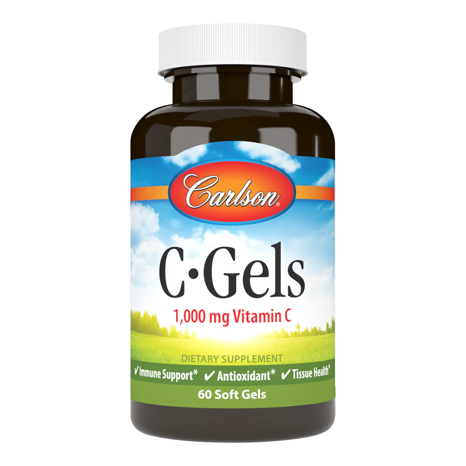 Carlson C-Gel Vitamin C 1000 mg Softgels, 60 Count