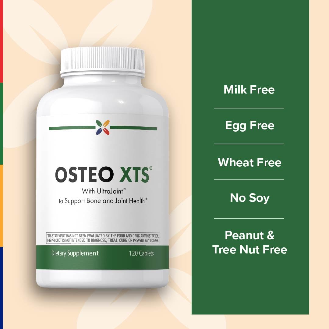 Stop Aging Now Osteo XTS Glucosamine Chondroitin MSM Plus Turmeric Supplement with Boron 120 Caplets
