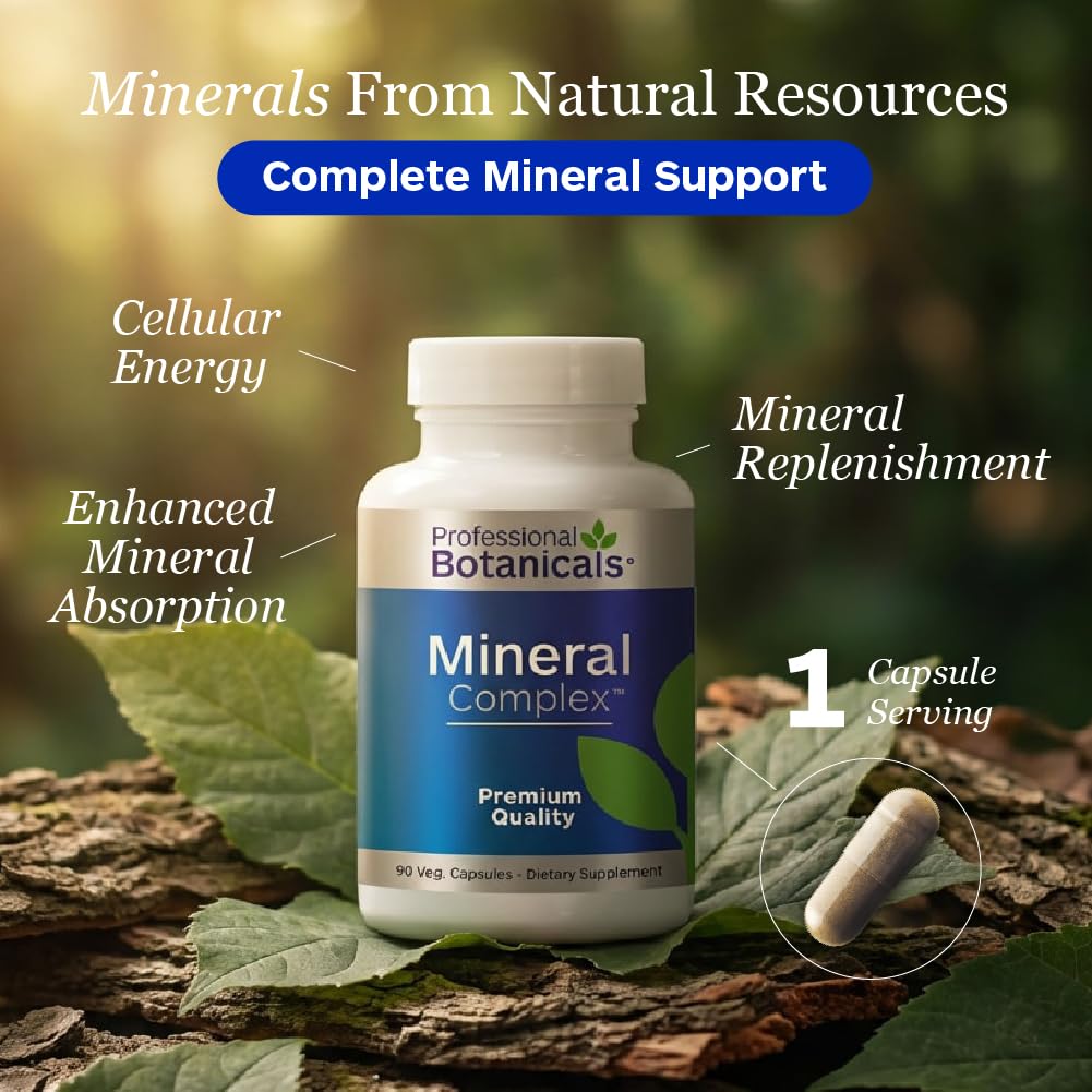 Professional Botanicals Mineral Complex 90 Vegetarian Capsules