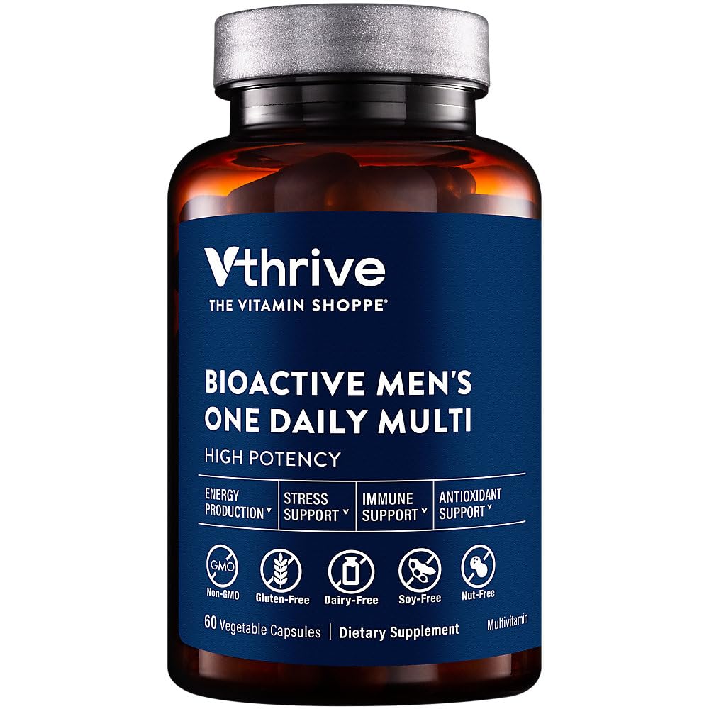 Vthrive Bioactive Men's Multivitamin - One-Daily Multi, 60 Capsules