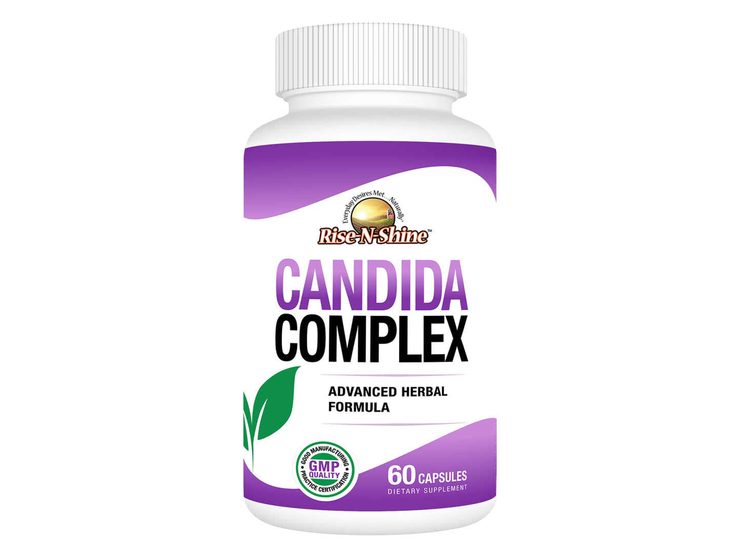Rise-N-Shine Candida Support Supplement Capsule 60 Count