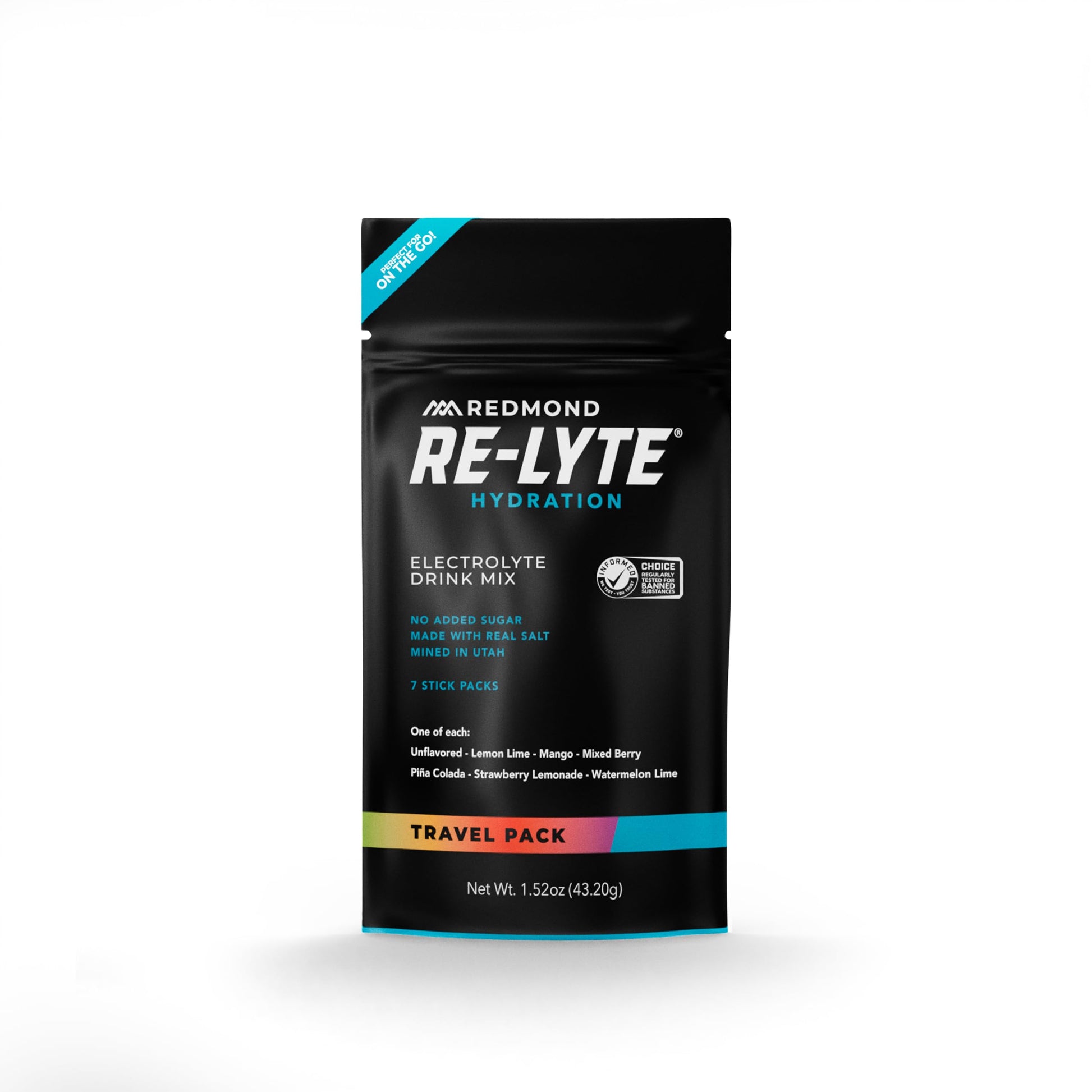 REDMOND Re-Lyte Electrolyte Powder, 7 Packets