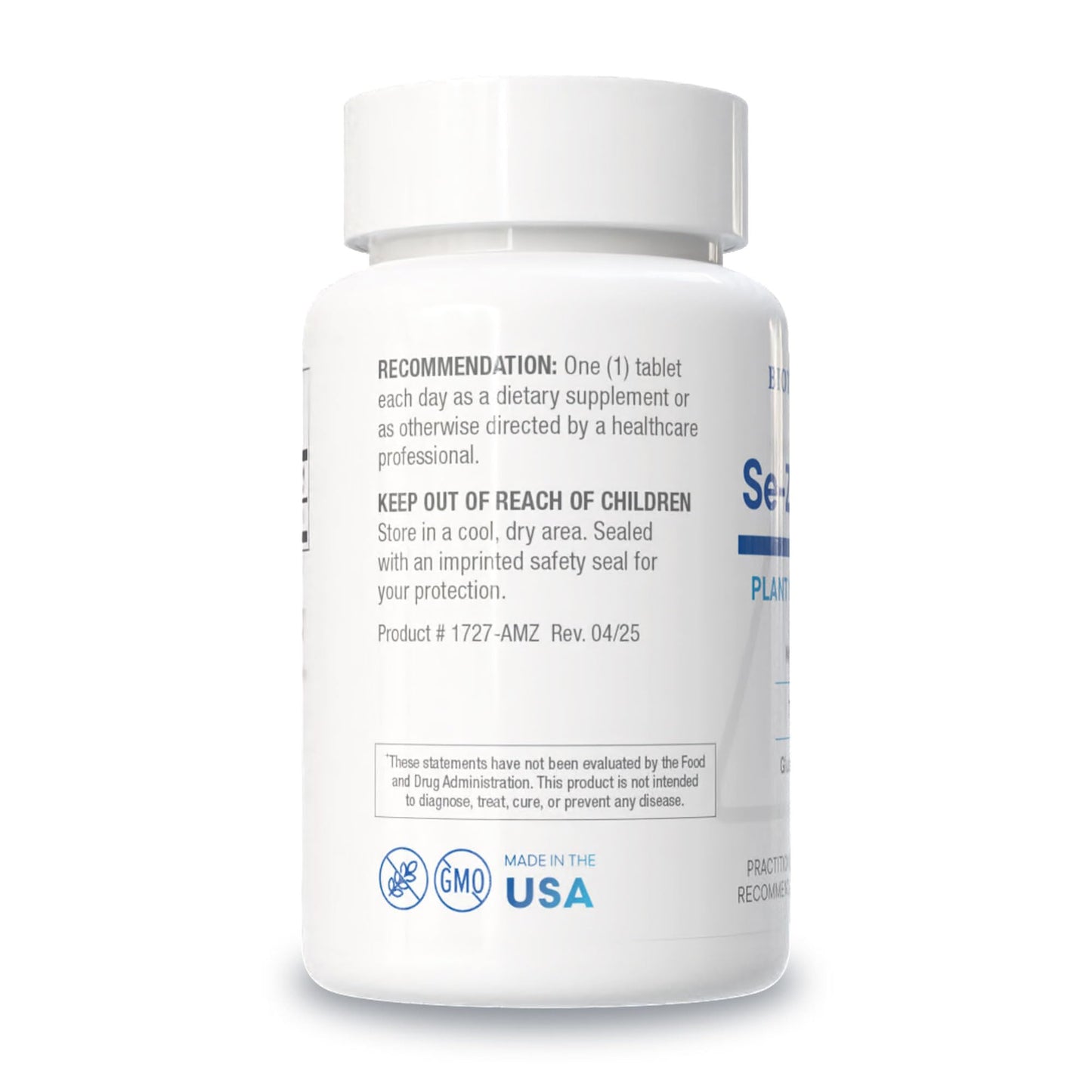 Biotics Research Se-Zyme Forte 100 Tablets