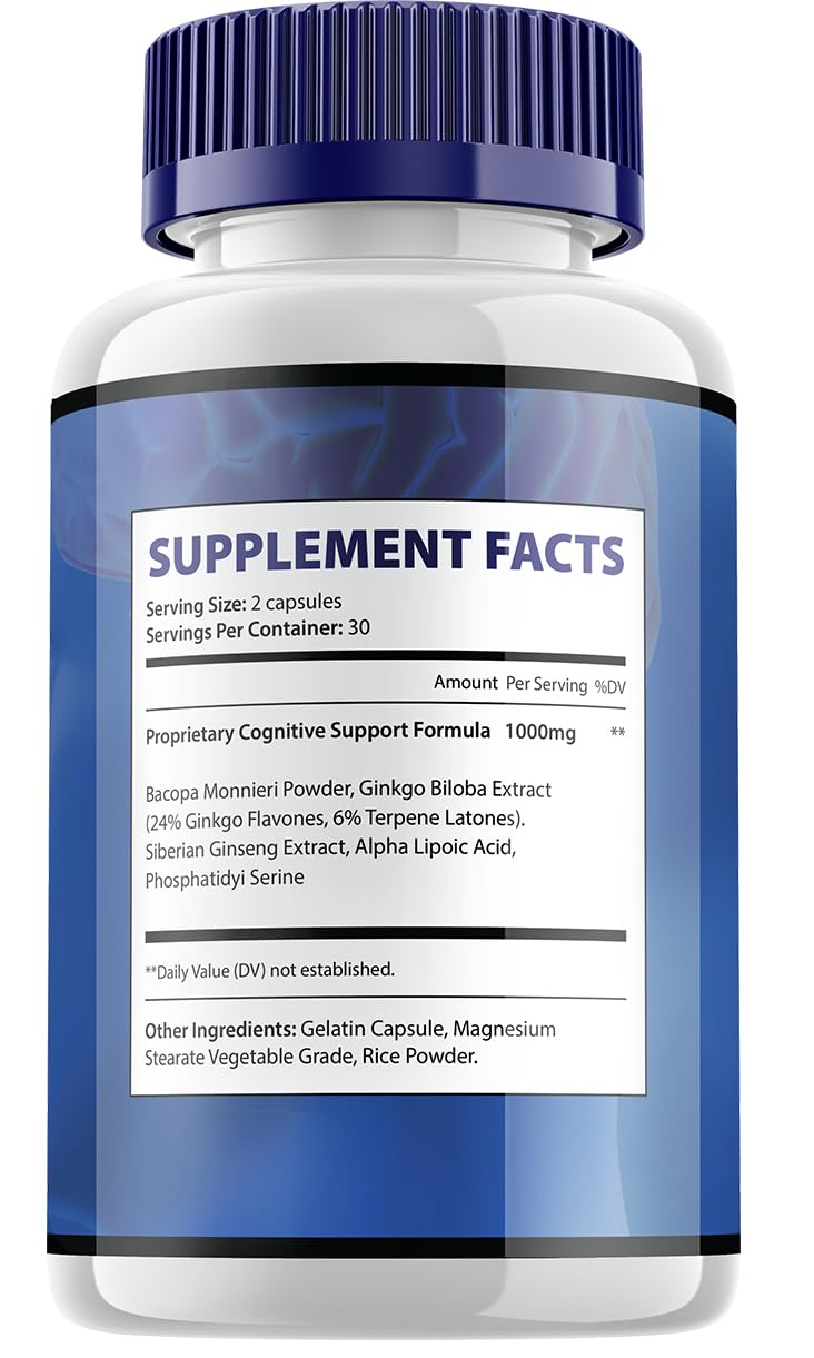 Indelo Neuro Thrive Brain Supplement Capsule, 180 Capsules