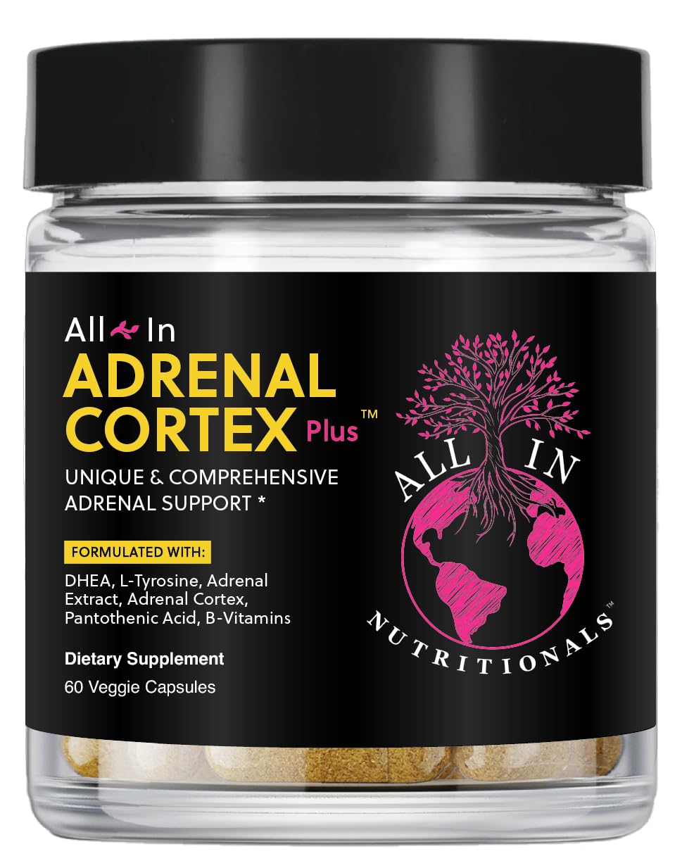All In Nutritionals Adrenal Cortex+ Capsule 60 Count