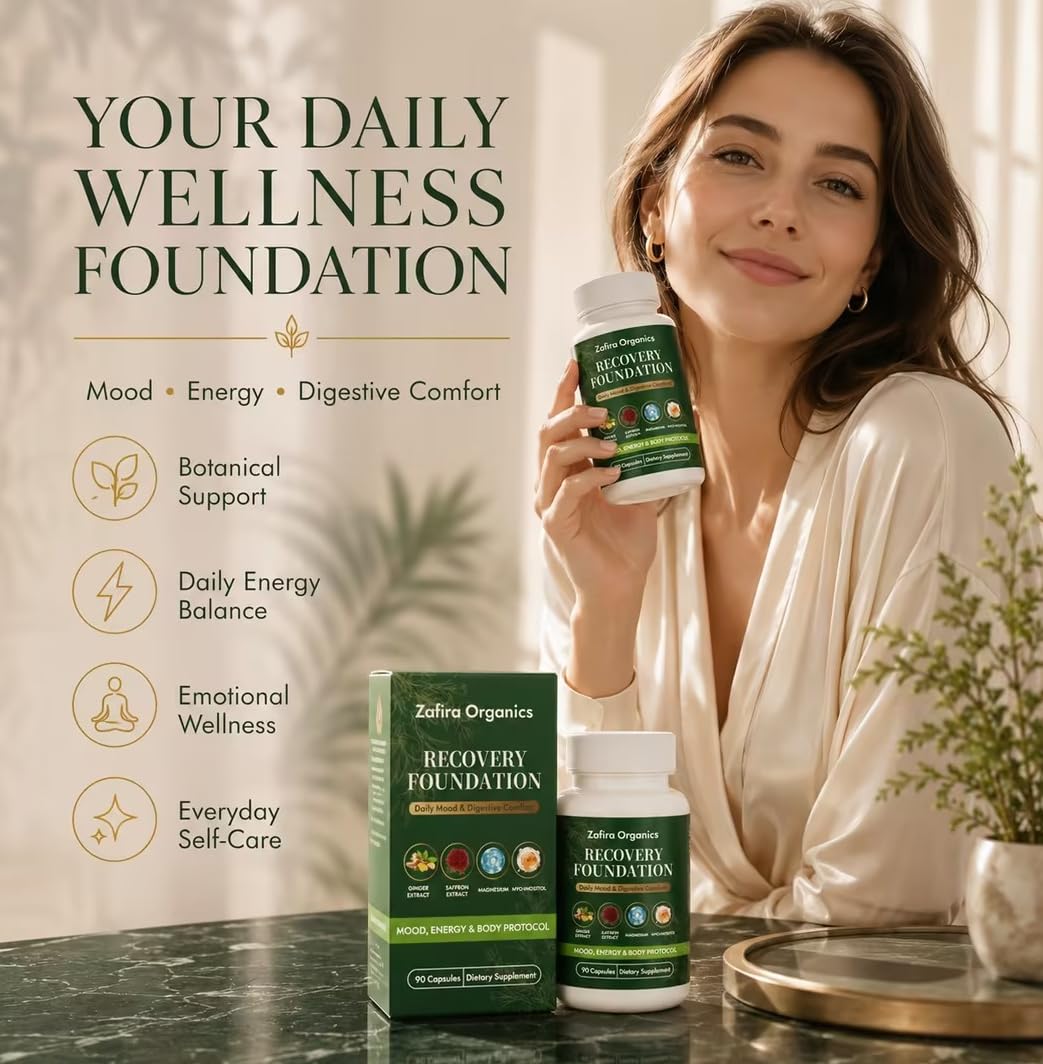 Zafira Organics Recovery Foundation 90 Capsules