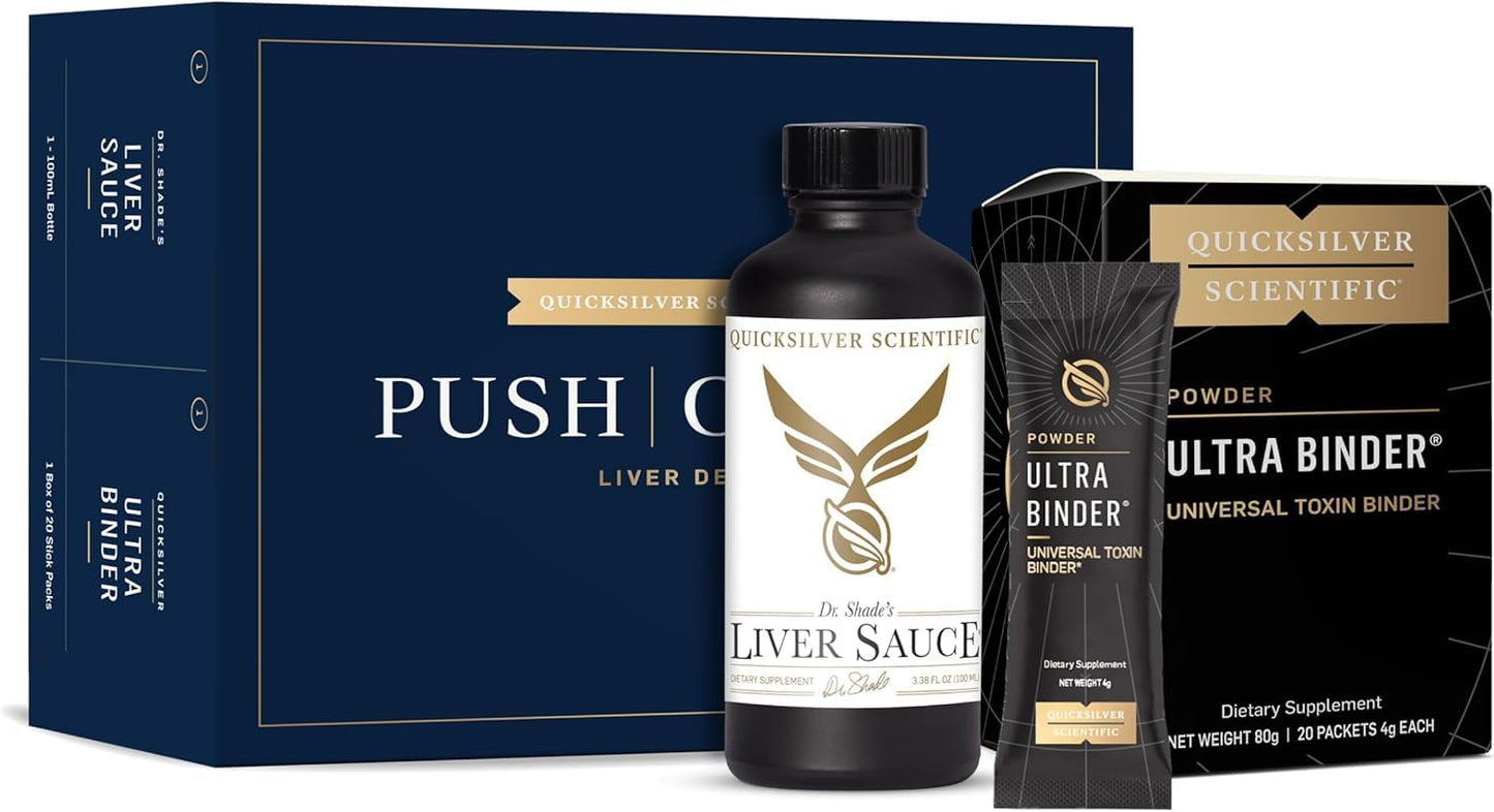 Quicksilver Scientific PushCatch Liver Detox Cleanse Powder, 1