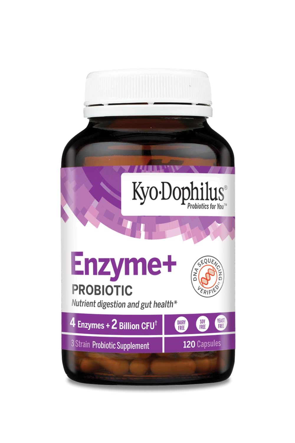Kyolic Kyo-Dophilus Enzyme+ Probiotic, 120 Capsules
