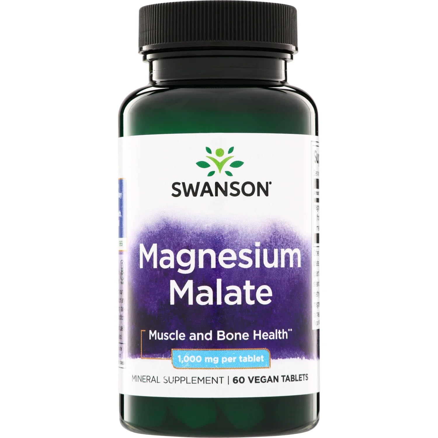 Swanson Magnesium Malate Vegan Tablet 60 Count