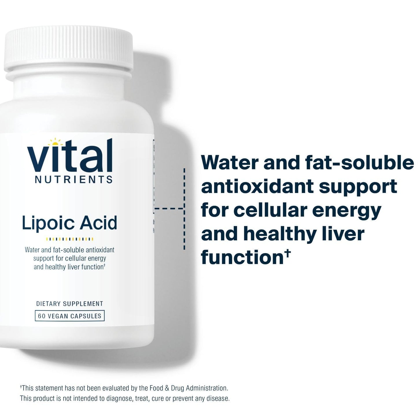 Vital Nutrients Alpha-Lipoic Acid 300mg Capsule, 60 Count