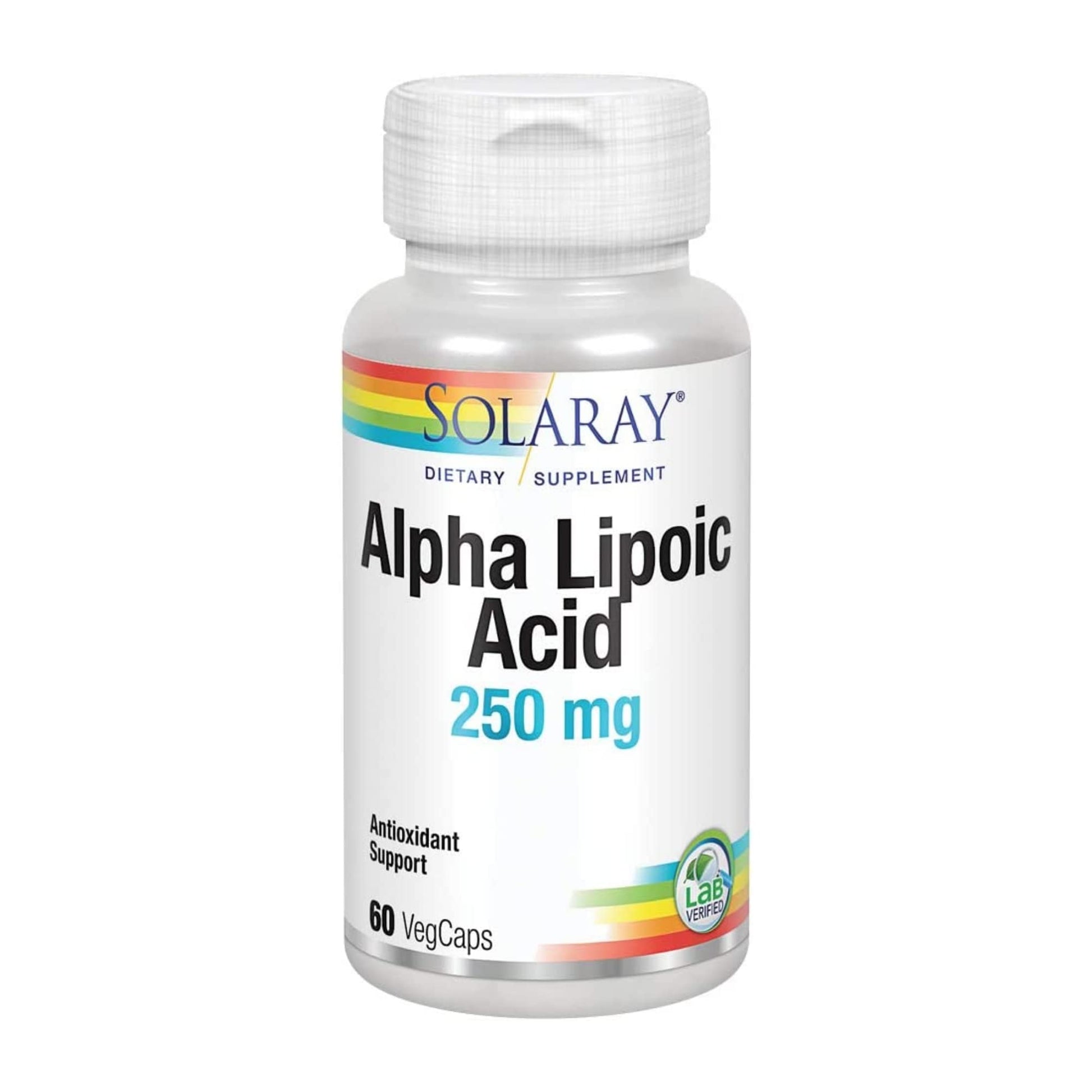 SOLARAY Alpha Lipoic Acid 250 mg Capsule, 60 Count
