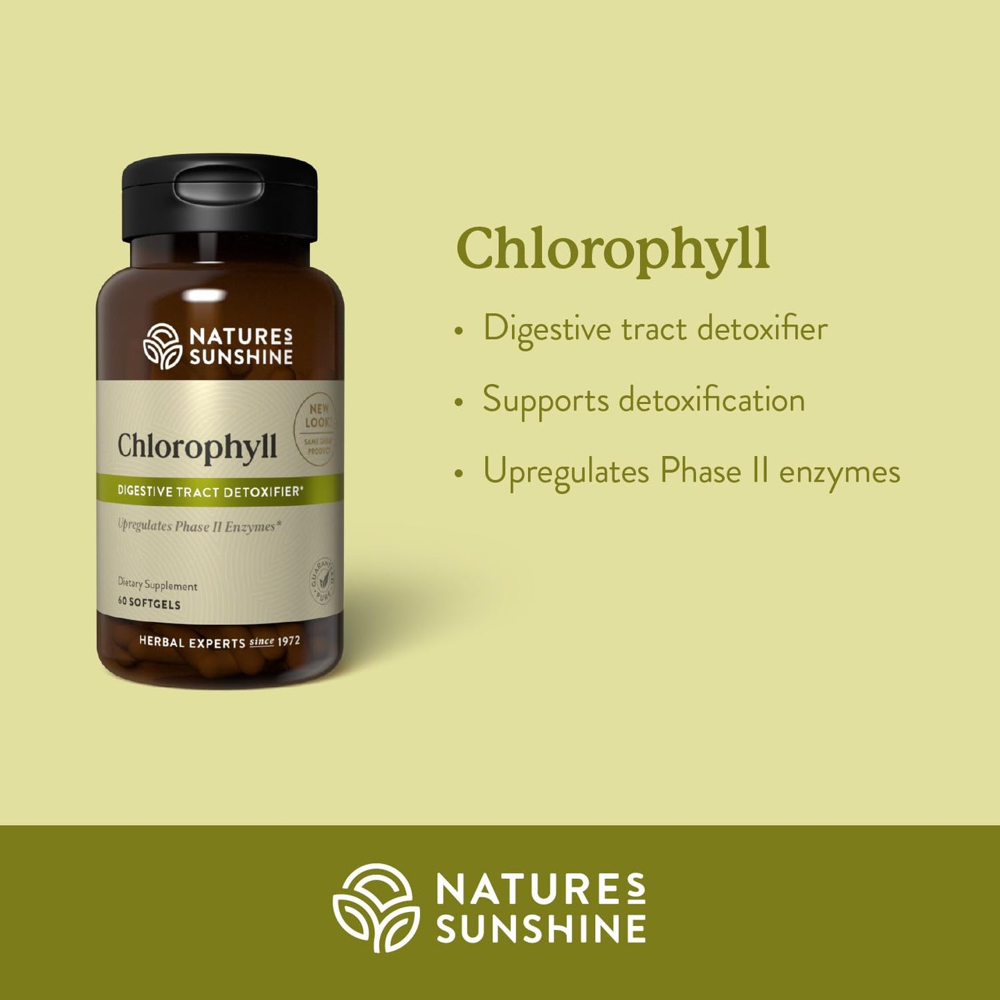 Nature's Sunshine Chlorophyll Capsules 60 Count