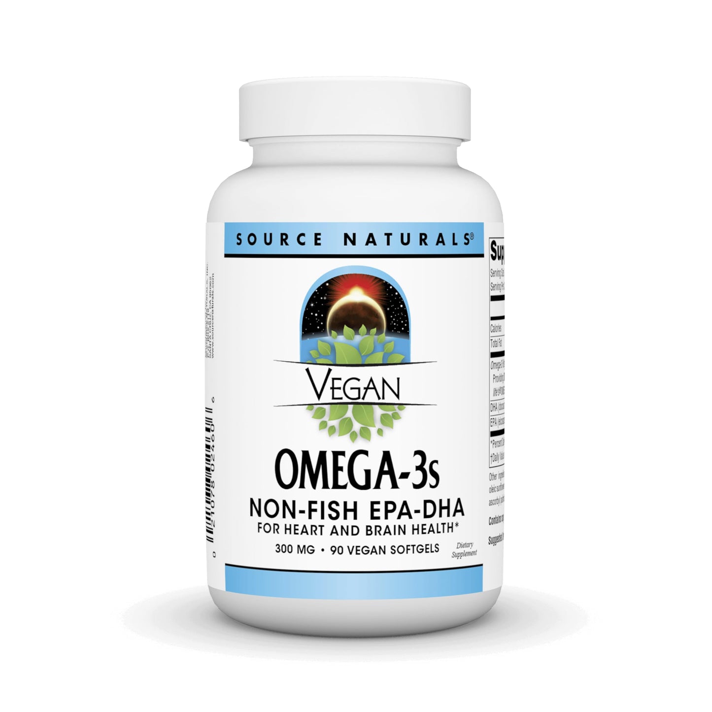 Source Naturals Vegan Omega-3s EPA-DHA 300 mg Softgels, 90 Count
