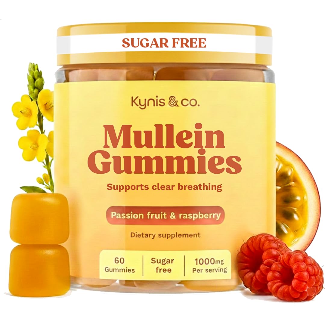 Kynis & co. Mullein Gummies for Overall Wellness, 60 Gummies