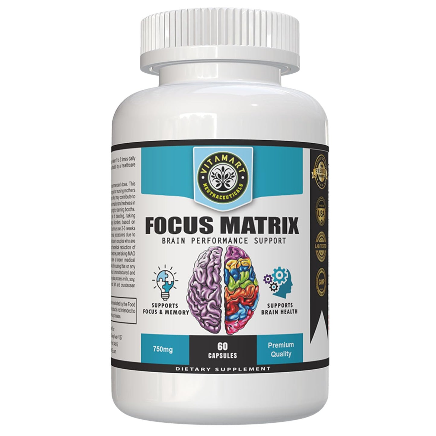 Vitamart Focus Matrix Capsules, 30 Count